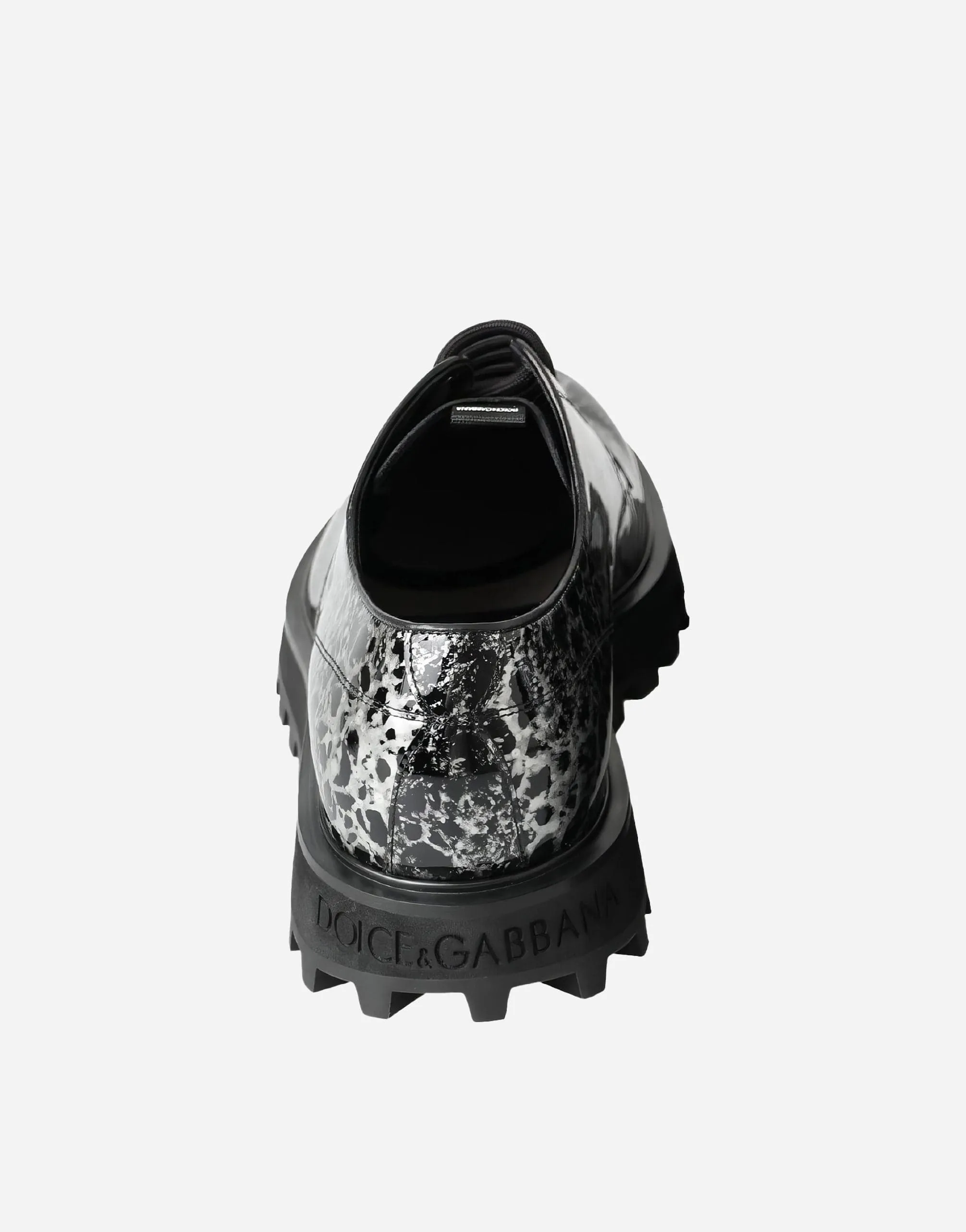 All-Over Print Derby Shoes