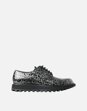 All-Over Print Derby Shoes