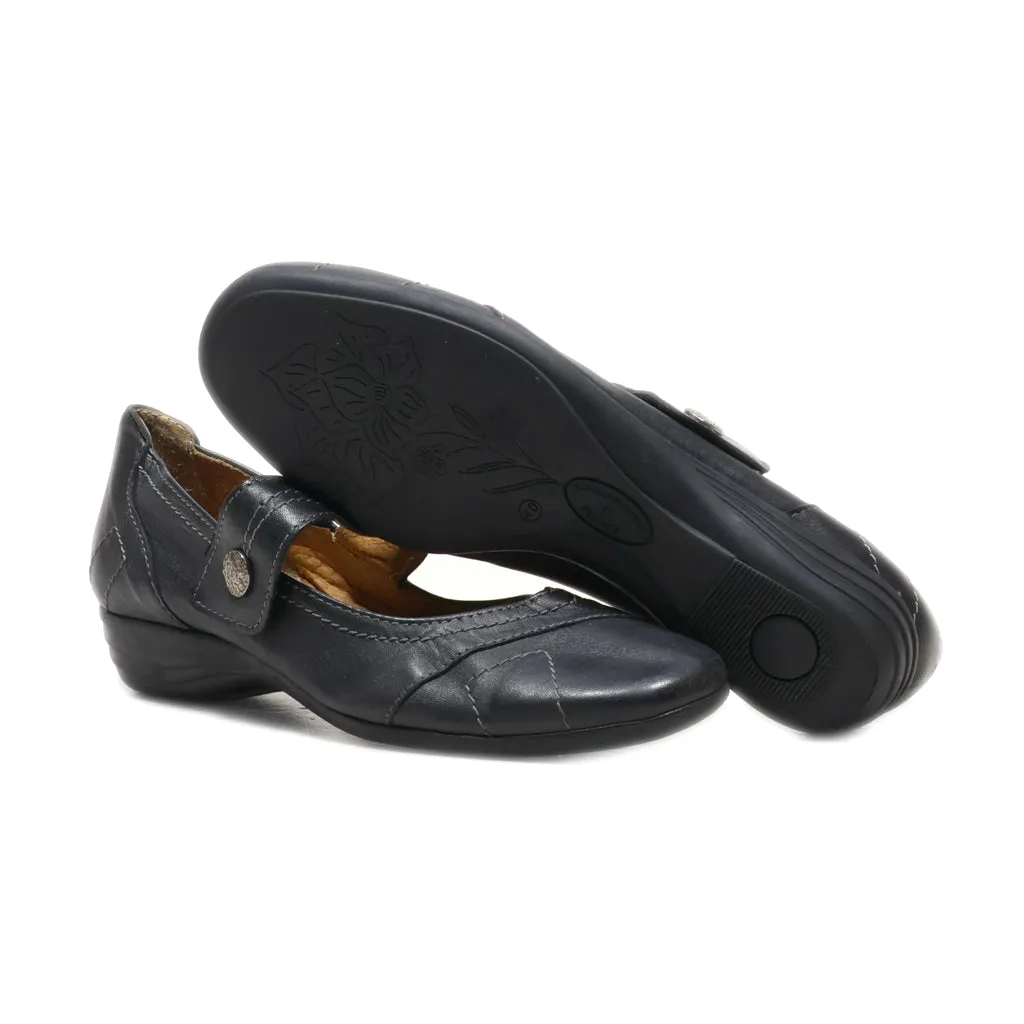 Andrefia Ballerinas Leather Black Colour For Women