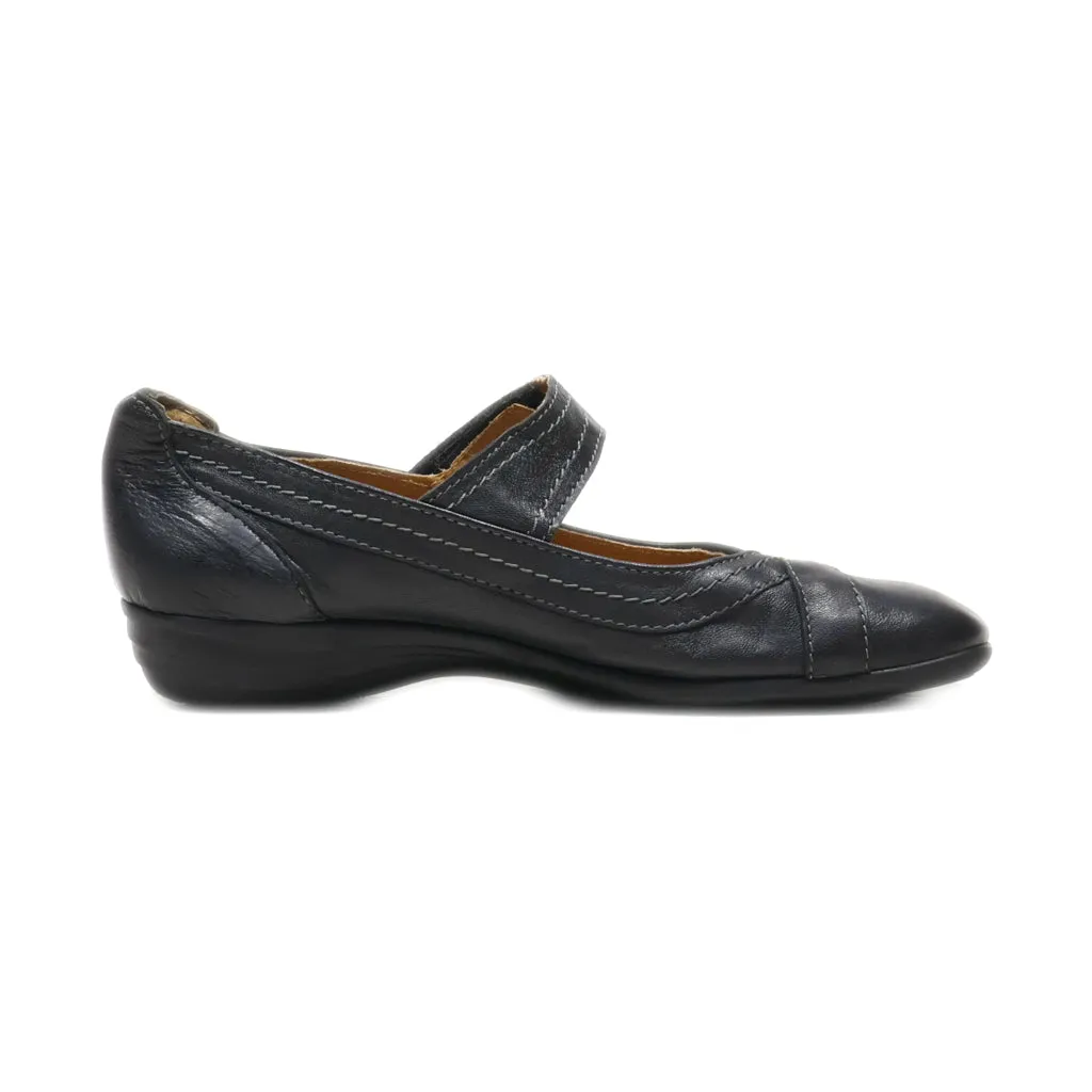 Andrefia Ballerinas Leather Black Colour For Women