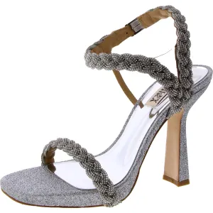 Badgley Mischka Womens Rhinestone Dressy Heels