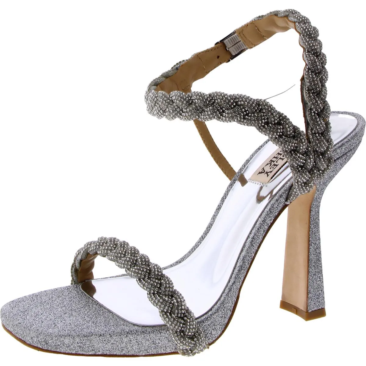 Badgley Mischka Womens Rhinestone Dressy Heels