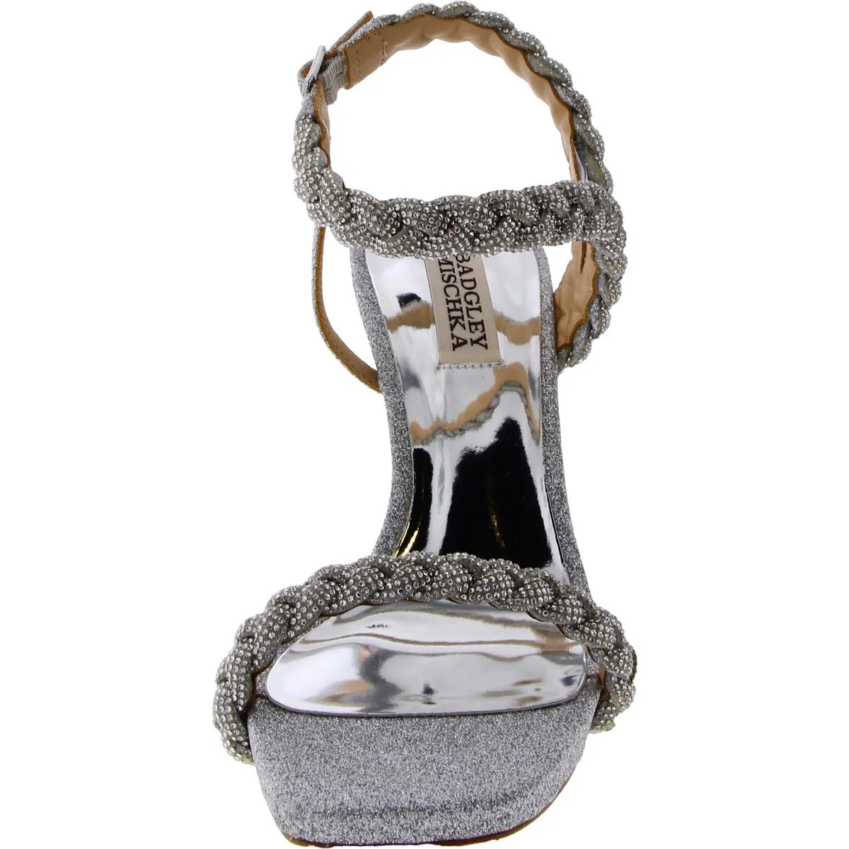 Badgley Mischka Womens Rhinestone Dressy Heels