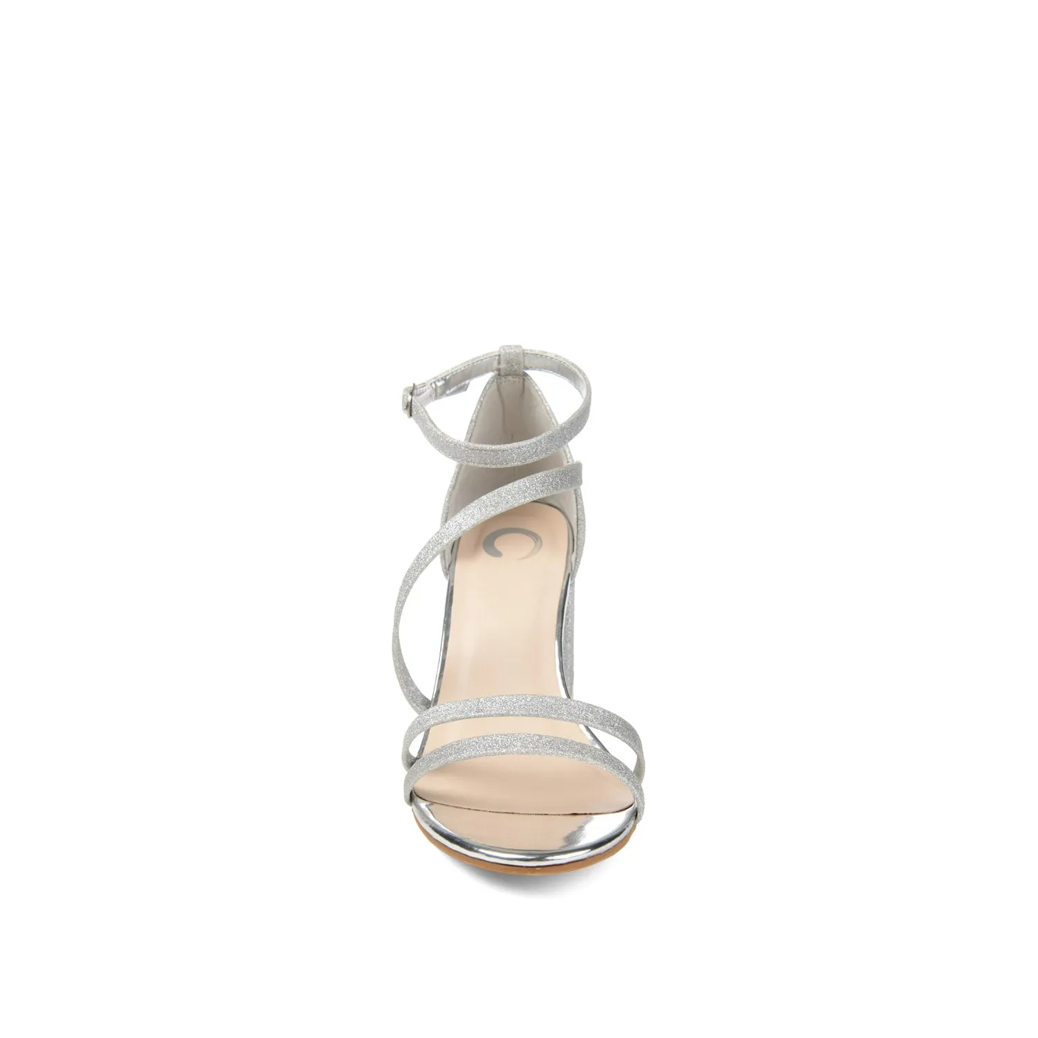 BELLA STRAPPY HEELS IN GLITTER
