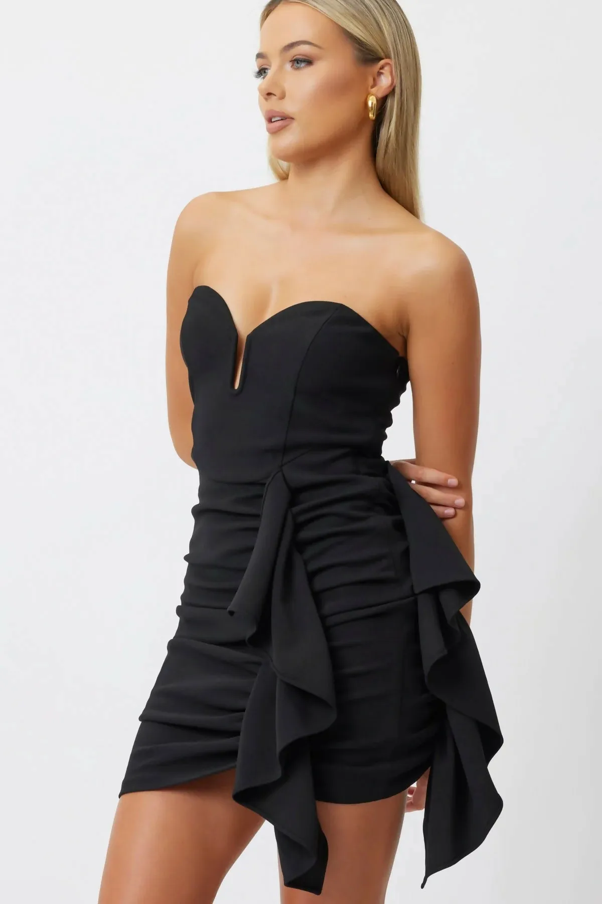 Bianca & Bridgett Alison Mini Dress Black Size 14