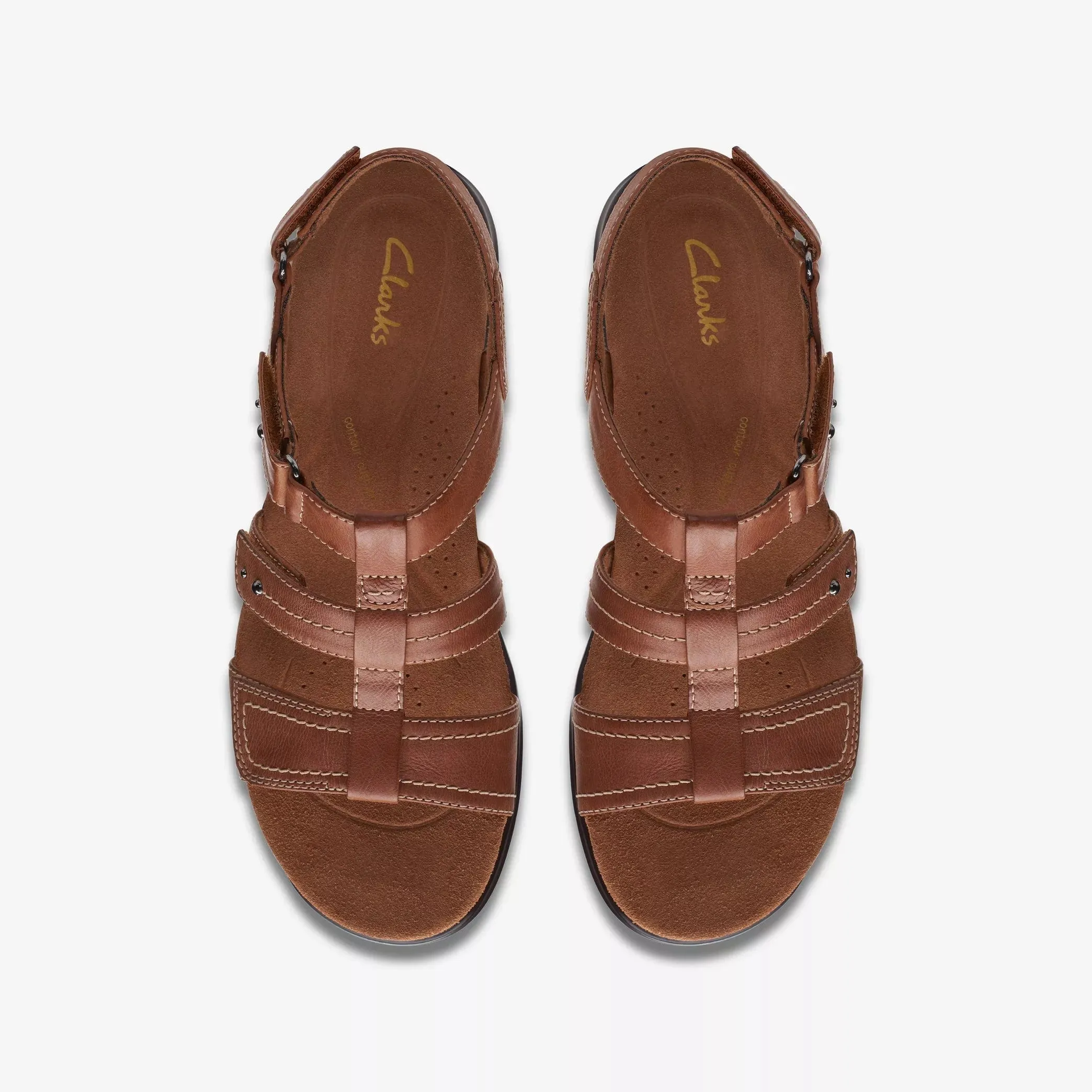 Clarks Women's Kitly Step Sandals- Tan