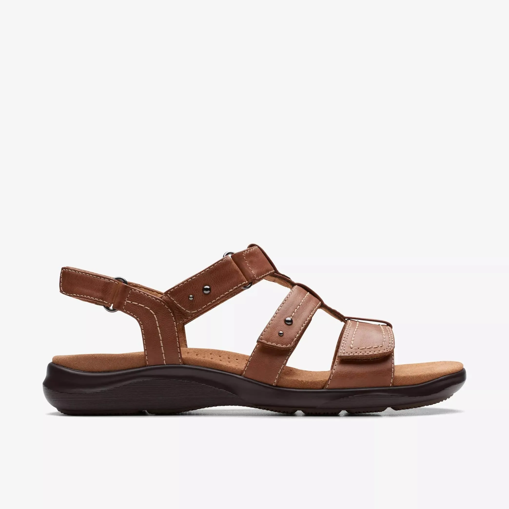 Clarks Women's Kitly Step Sandals- Tan