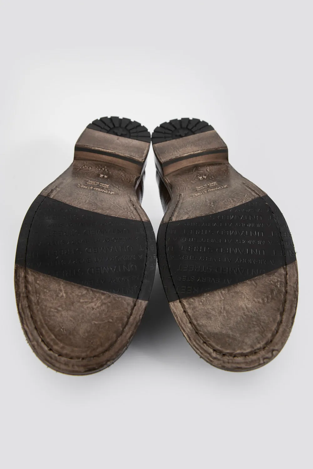 CURZON husk-brown derby shoes.