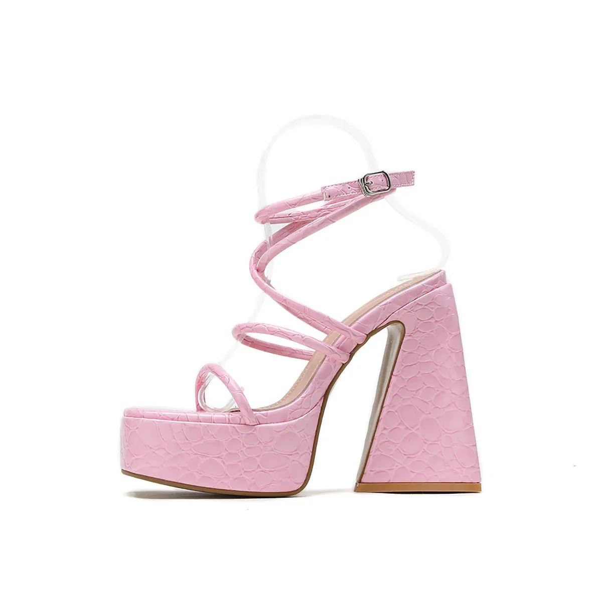 Daphne Candy Block Sandals