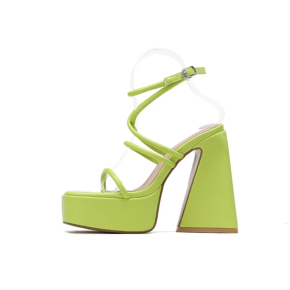 Daphne Candy Block Sandals