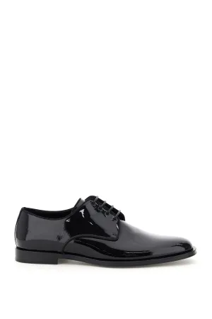 Dolce & gabbana patent leather lace-up shoes