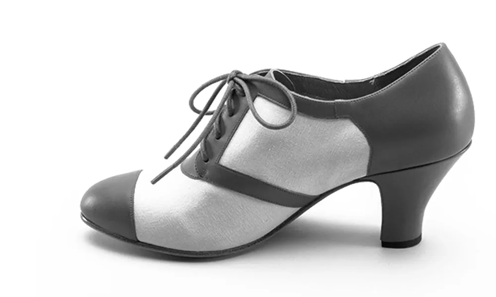 Evelyn Women's Retro Oxfords (Tan/Black)