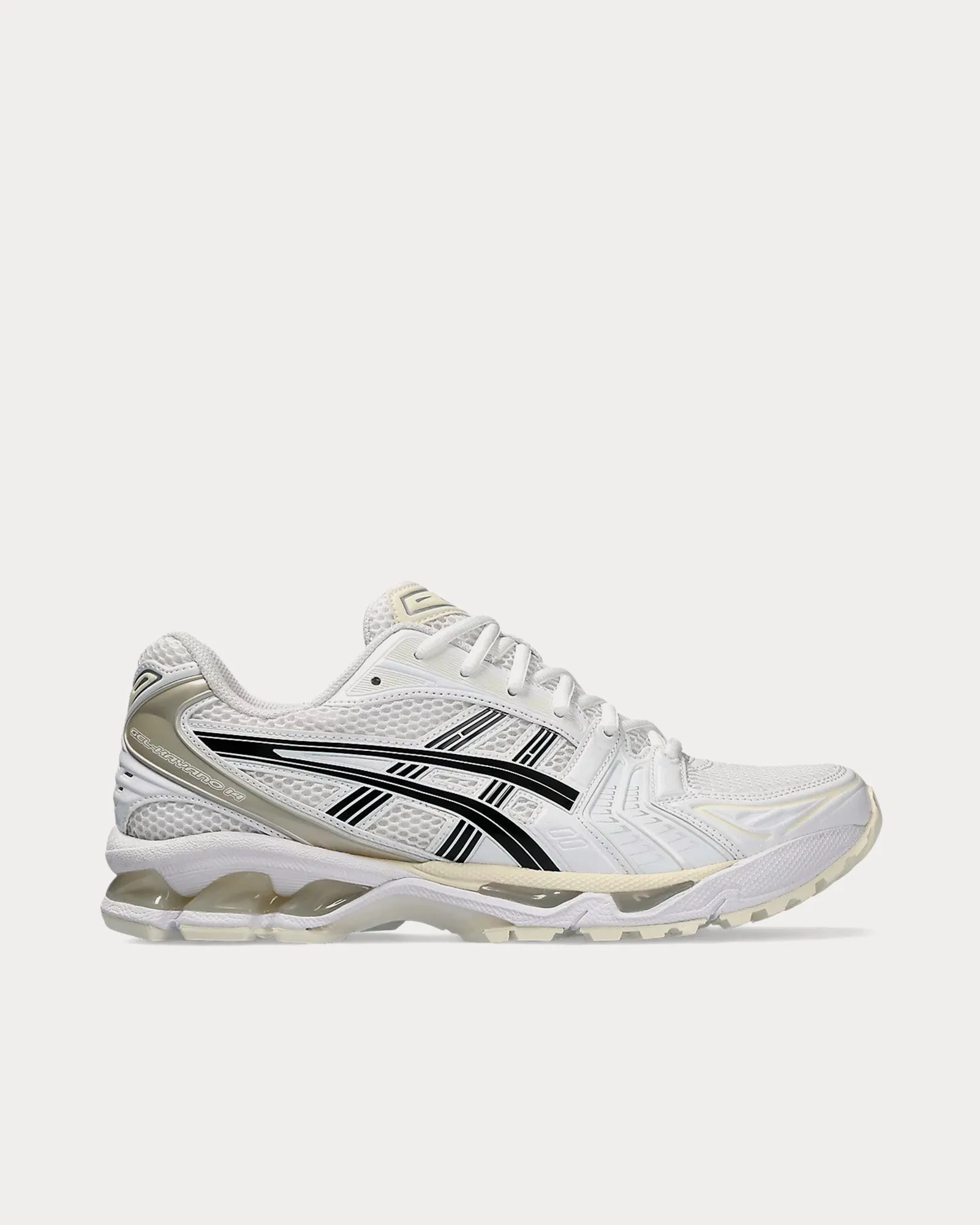 Gel-Kayano 14 White / Black Low Top Sneakers