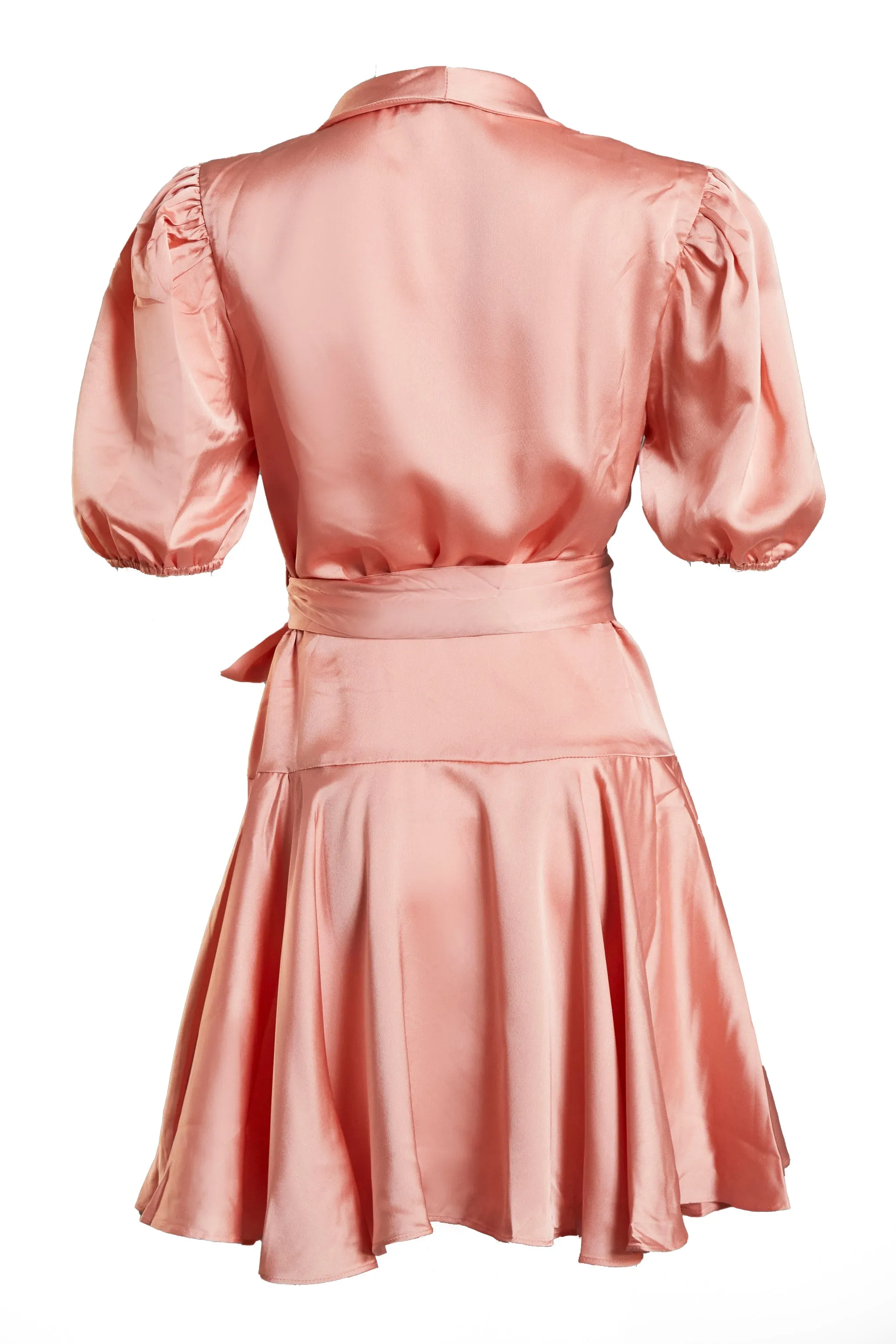 Glamorous Ruffle Wrap Mini Dress