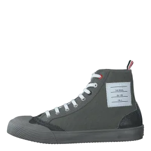 Hi-top Brogued Trainer Gray