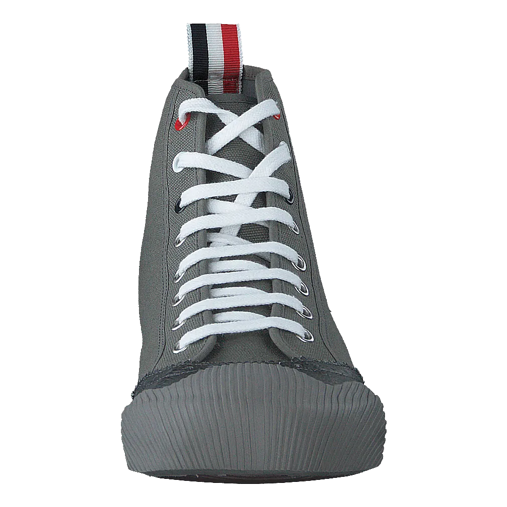 Hi-top Brogued Trainer Gray