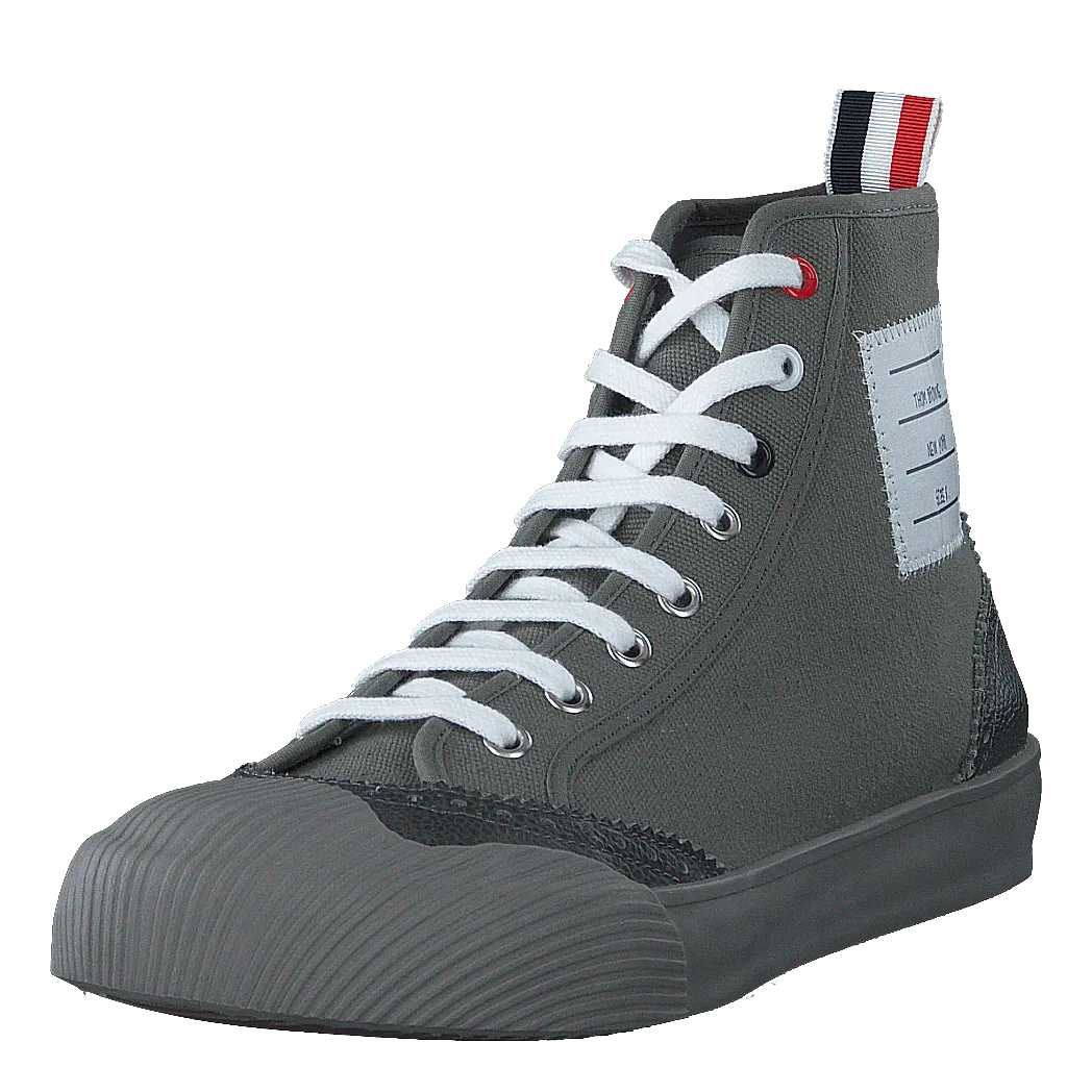 Hi-top Brogued Trainer Gray