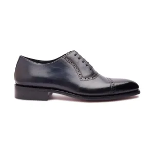 Horacio, Cap-toe Adelaide Oxford - Navy | Hand Welted Contemporary Classics