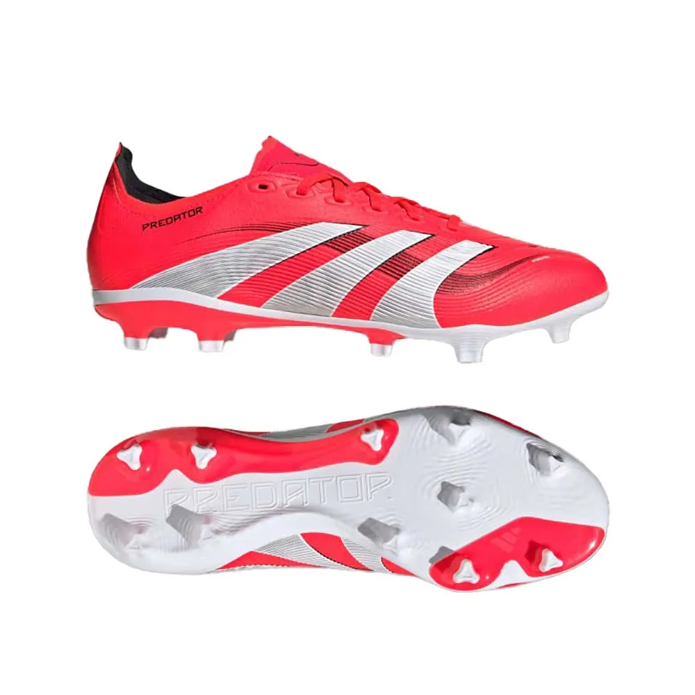 Men's Predator League FG/MG Soccer Cleat - Lucid Red/Ftwr White/Black - Regular (D)