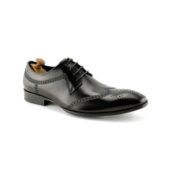 Paolo Vandini Black Leather Shoes