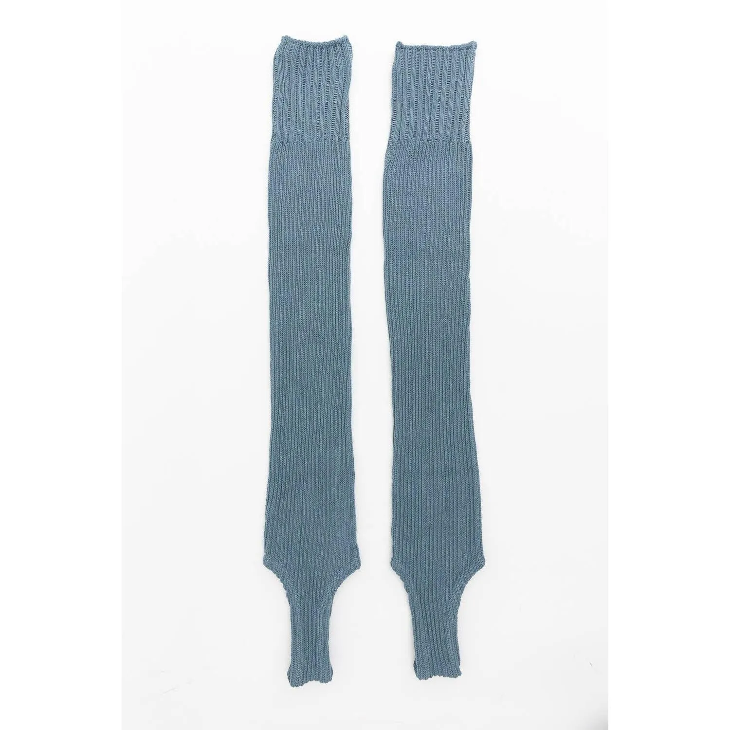 Ribbed Knit Leg Warmers in Black or Blue | Dancer Style '80s Legwarmers