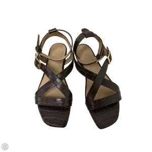 Sandals Flats By Ann Taylor In Brown, Size: 7.5
