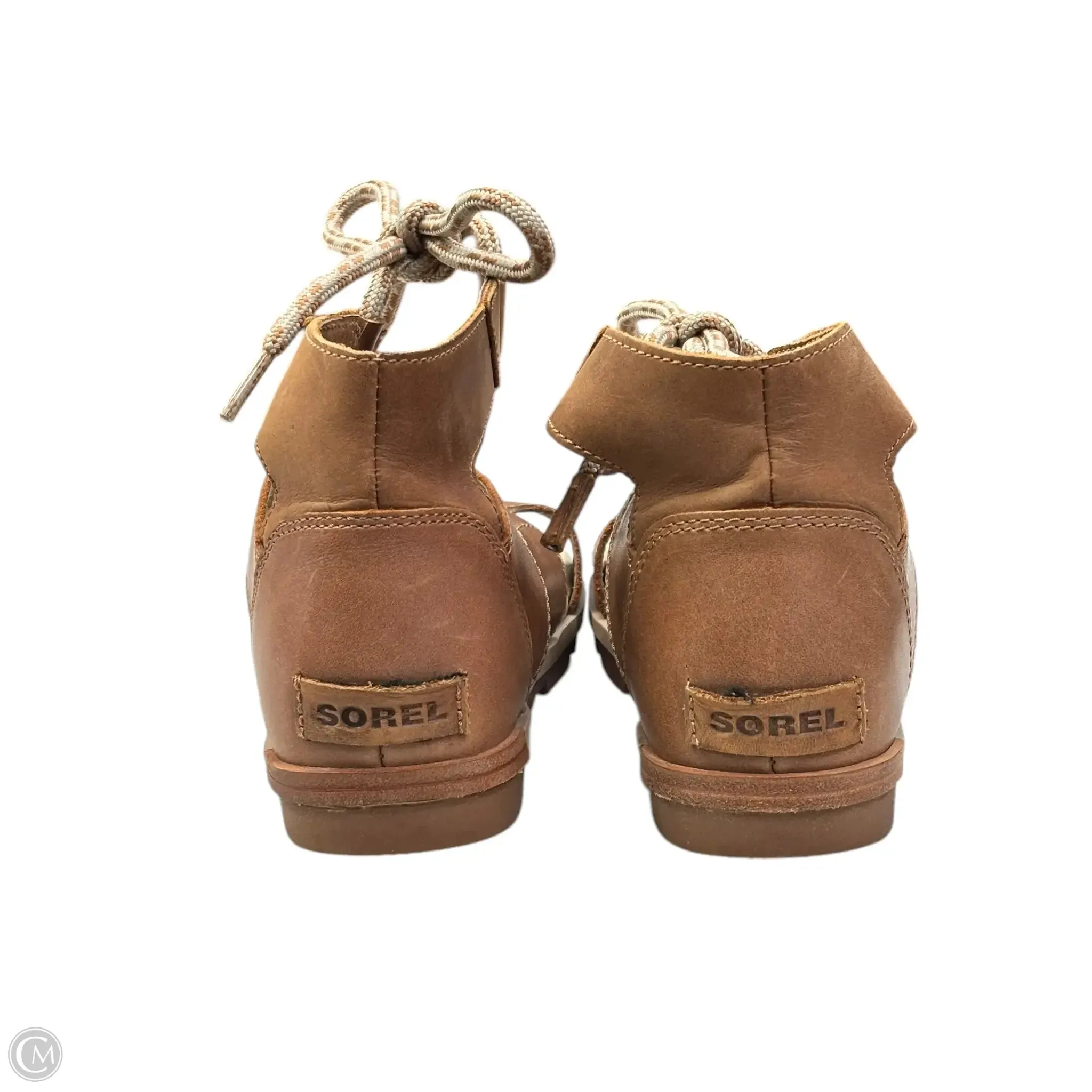 Sandals Flats By Sorel In Tan, Size: 9.5