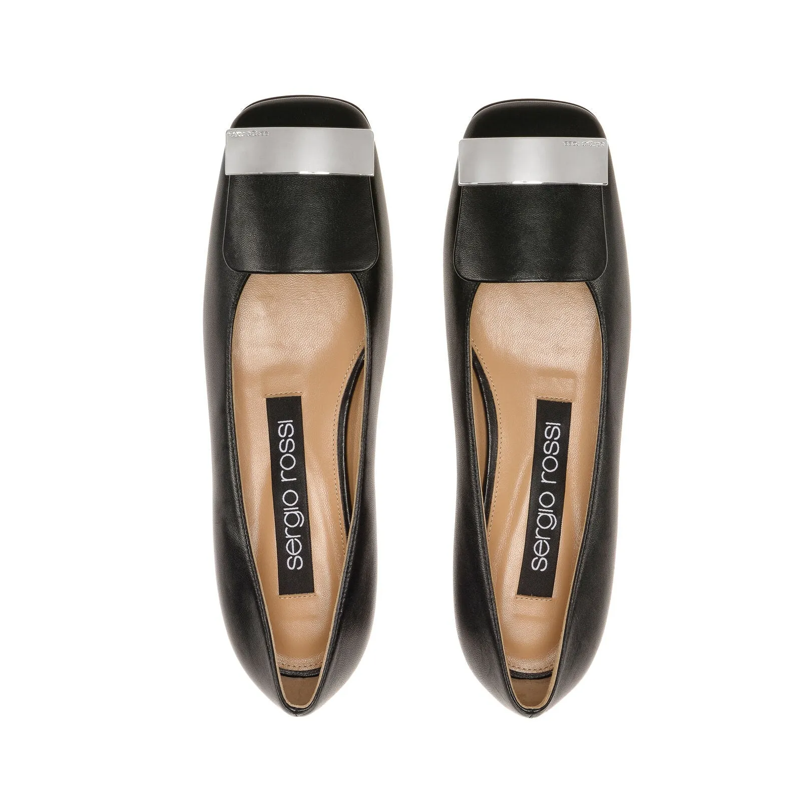 Sr Ballarina Leather Flats (carryover style)