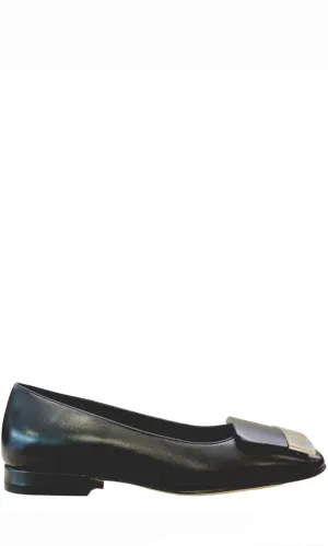 Sr Ballarina Leather Flats (carryover style)