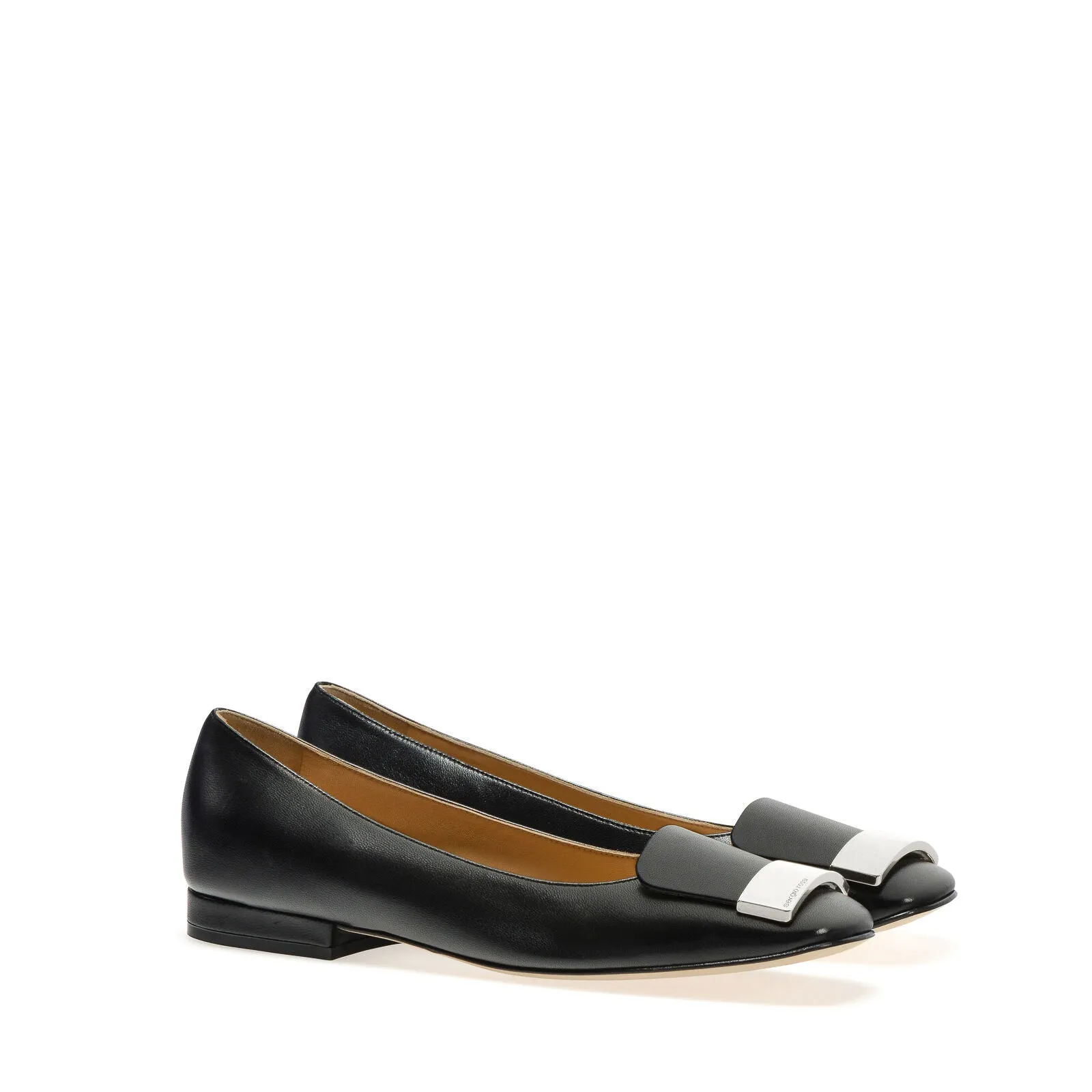 Sr Ballarina Leather Flats (carryover style)