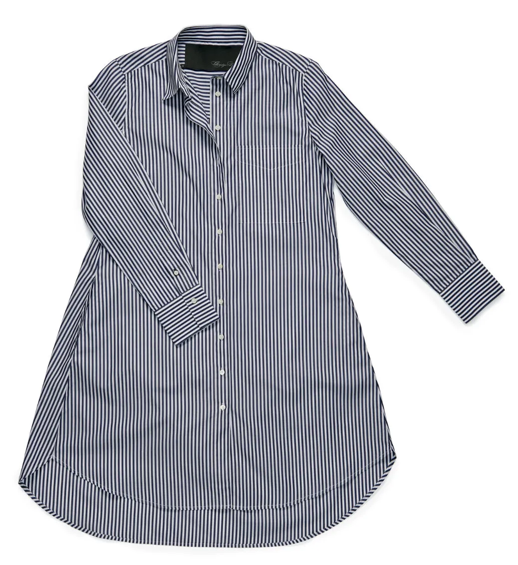 The Boyfriend Dress-MIDNIGHT BLUE ST : M