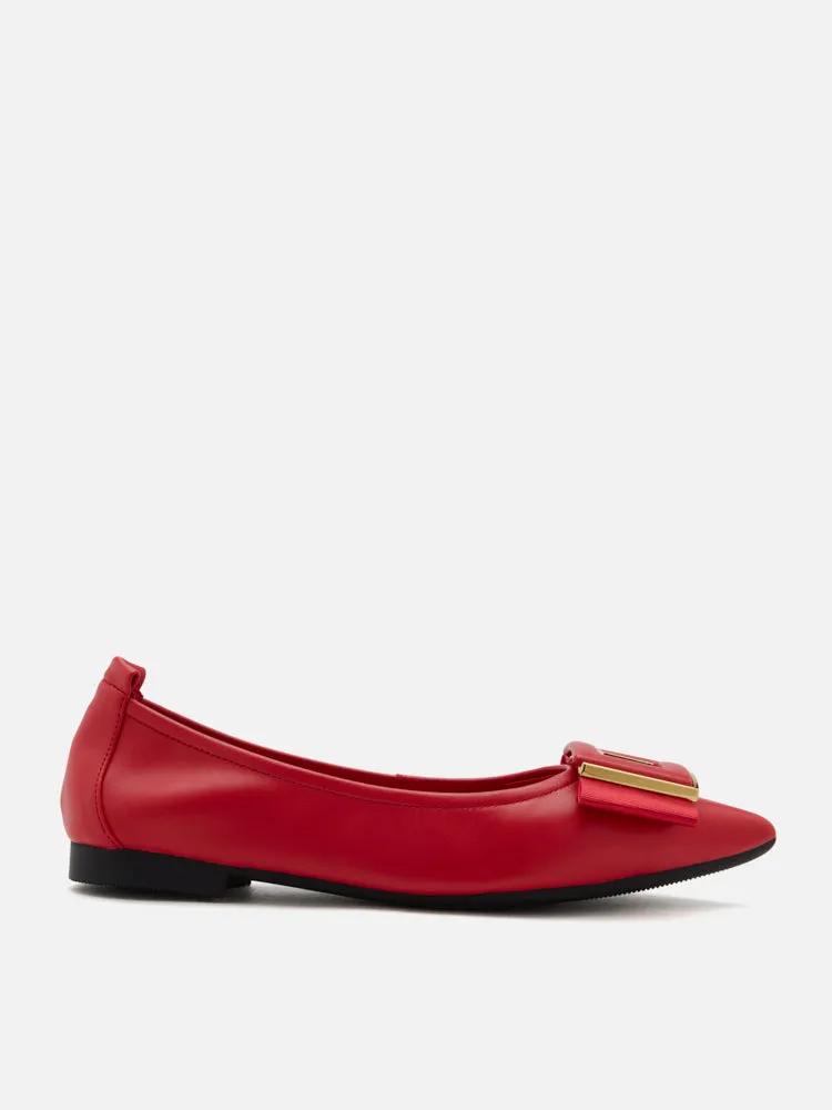 Wilma Bow Pointed Toe Flats