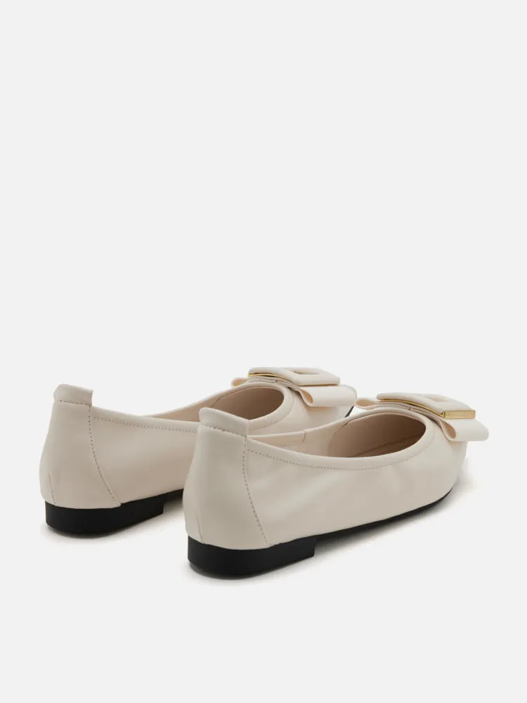 Wilma Bow Pointed Toe Flats