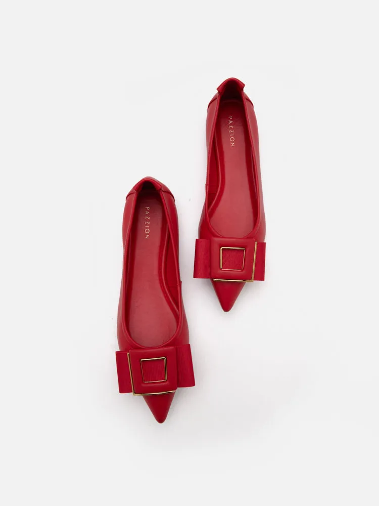 Wilma Bow Pointed Toe Flats