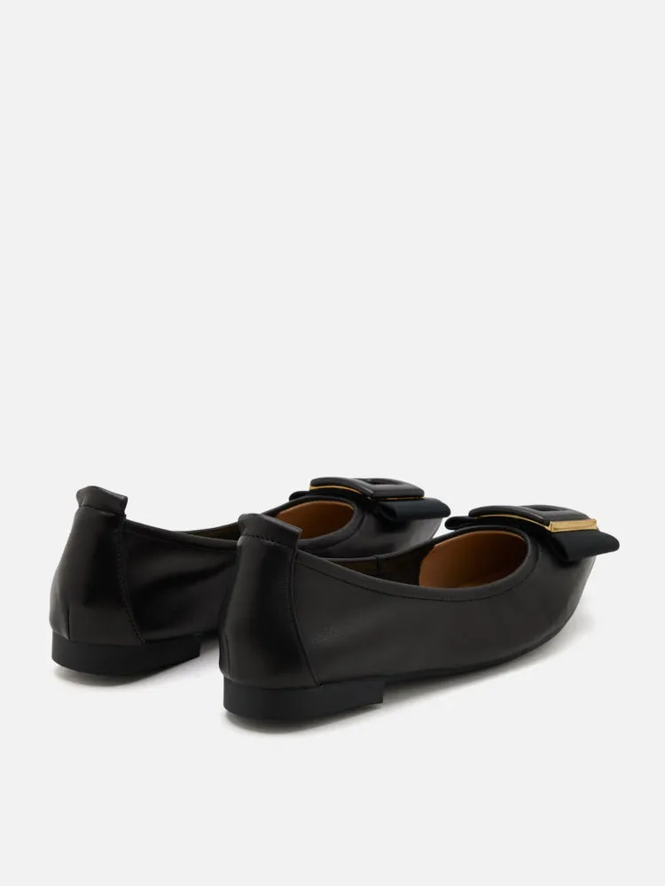 Wilma Bow Pointed Toe Flats