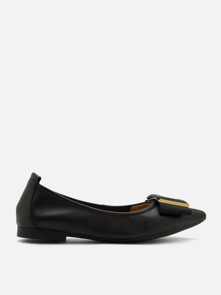 Wilma Bow Pointed Toe Flats
