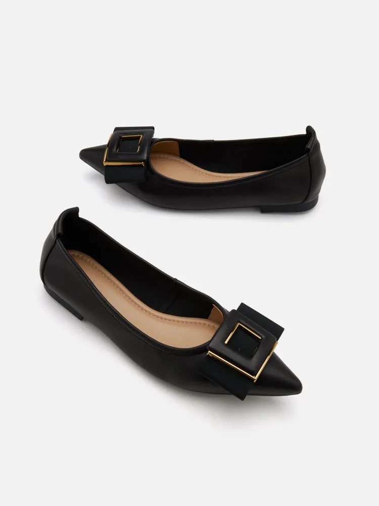Wilma Bow Pointed Toe Flats