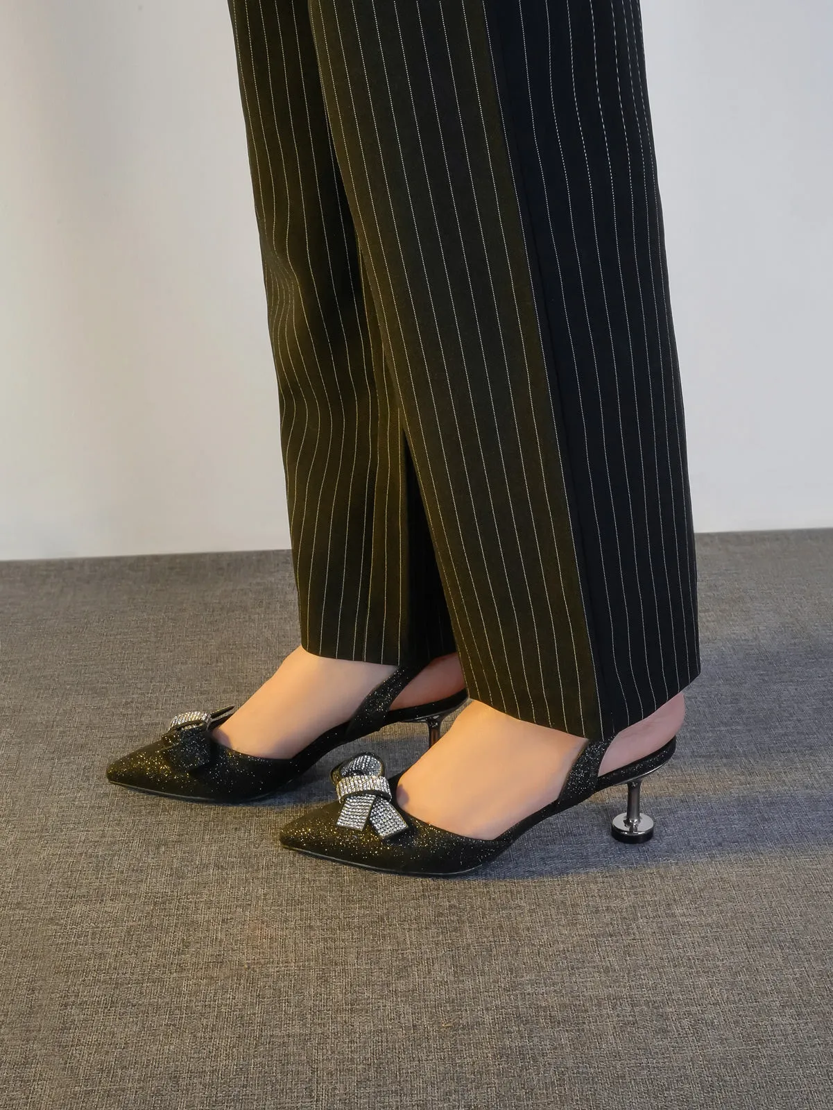 Womens "ENKAI" Pointy Toe Back Strap Sandals